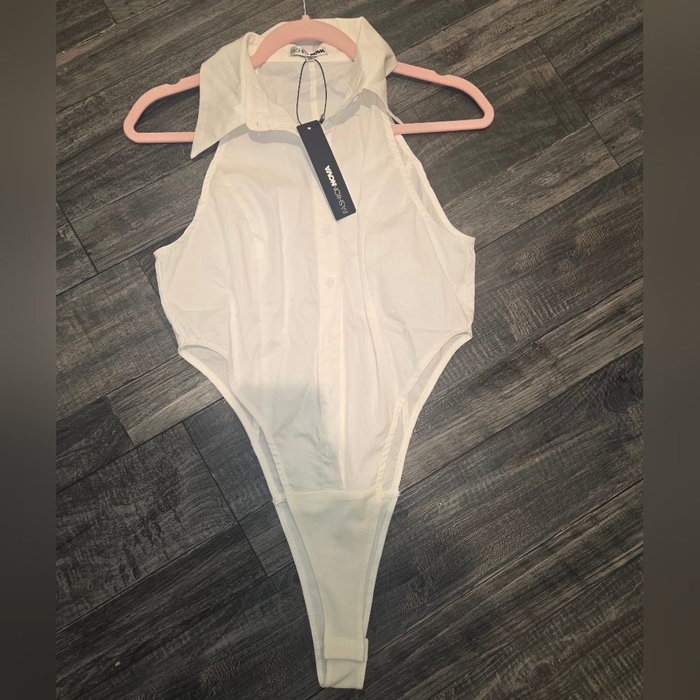 Fashion Nova White Kids Bodysuit